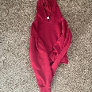 Crop top hoodie